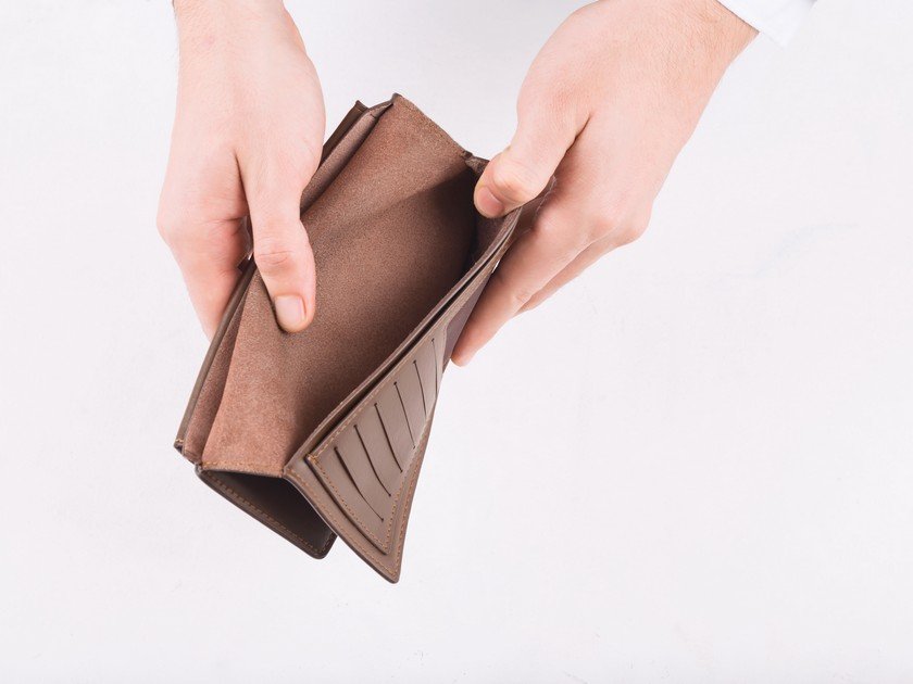 Empty wallet
